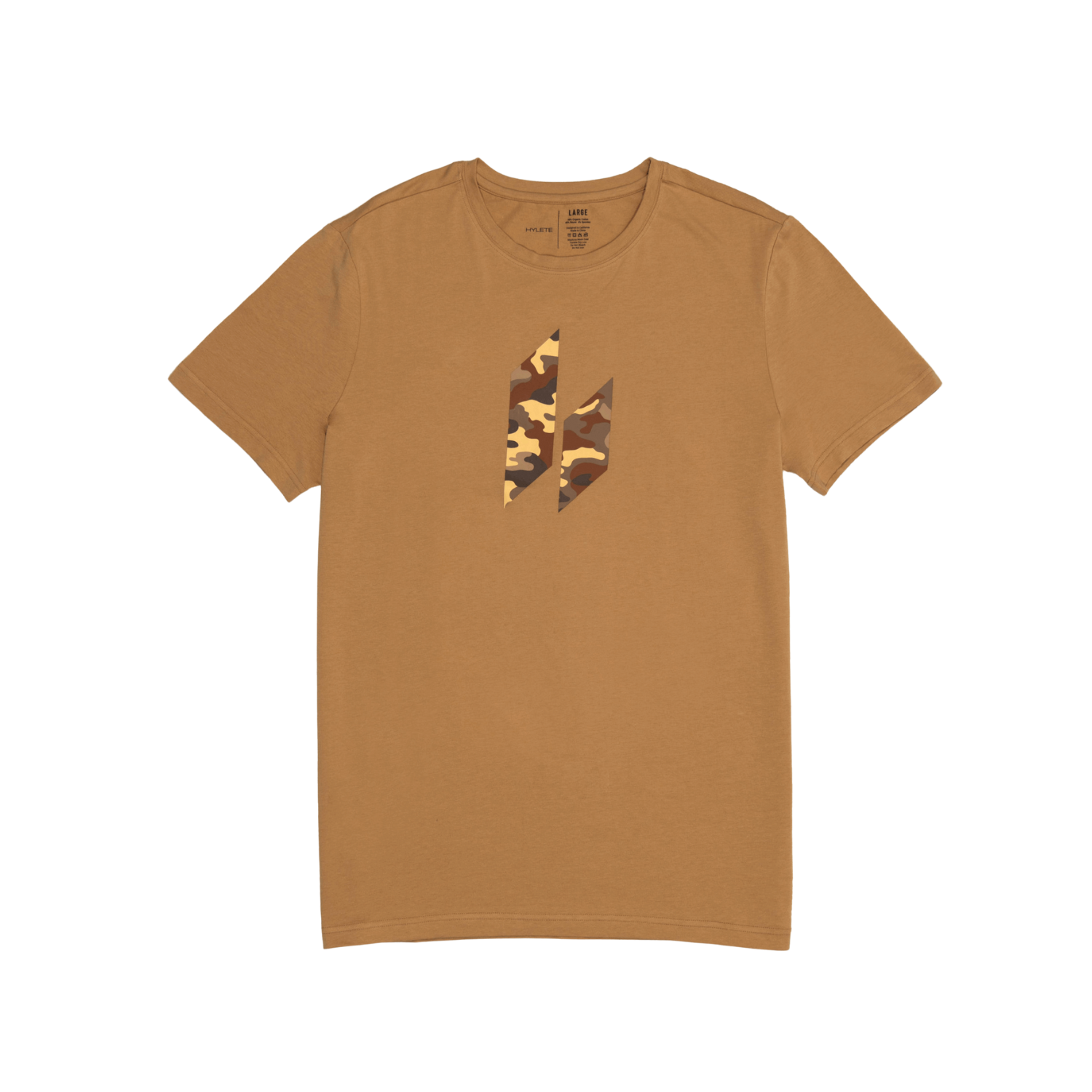 Camo Icon HY-Blend Crew Tee Tan